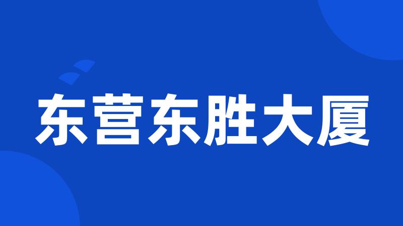 东营东胜大厦