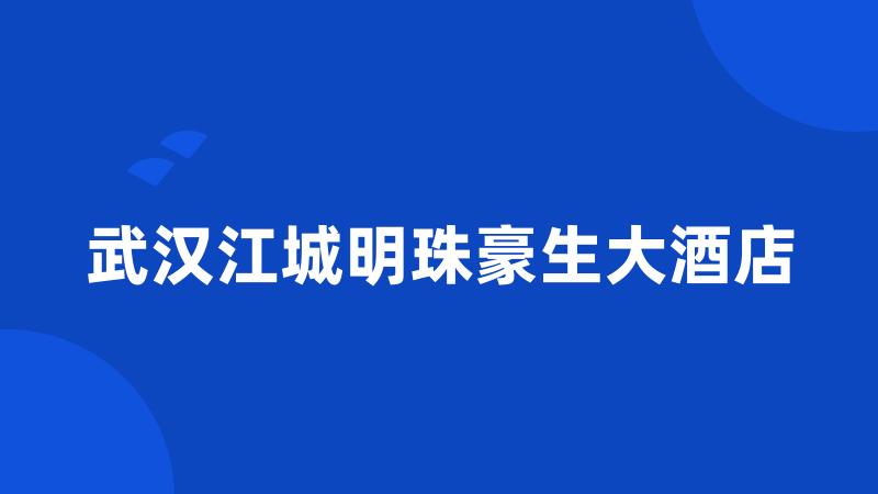 武汉江城明珠豪生大酒店