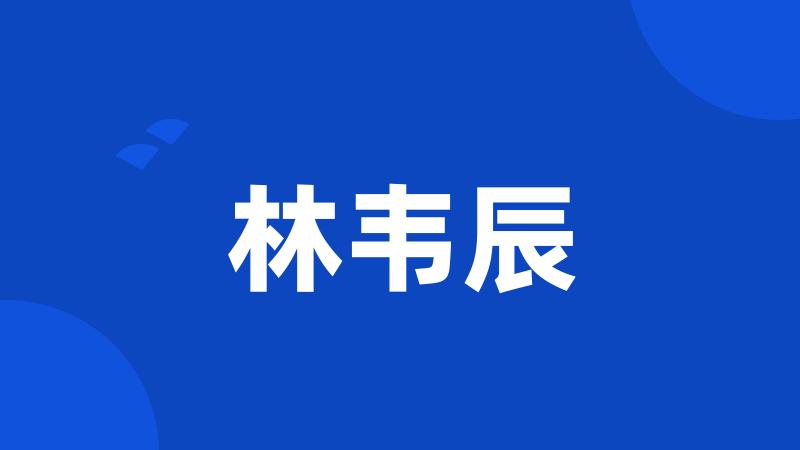 林韦辰