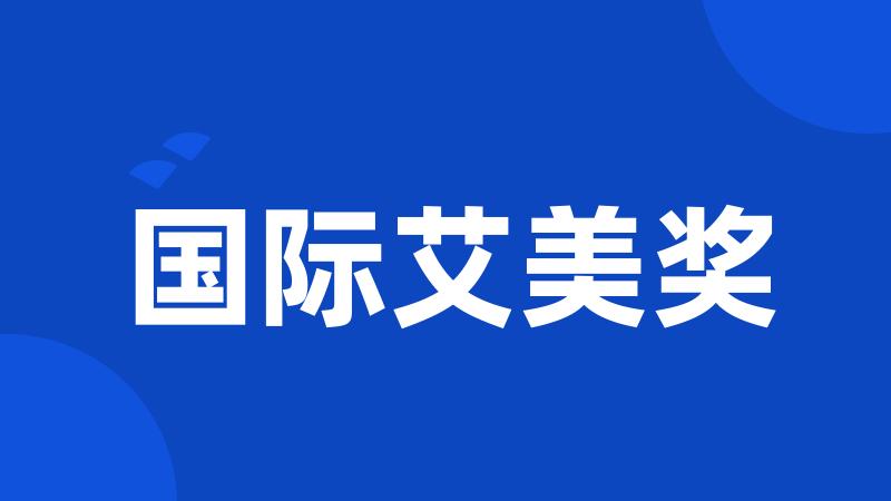 国际艾美奖