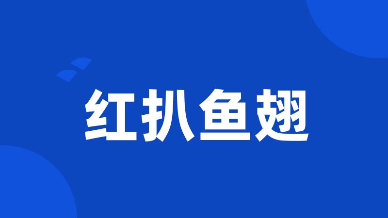 红扒鱼翅