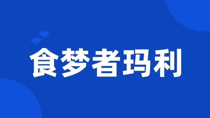 食梦者玛利
