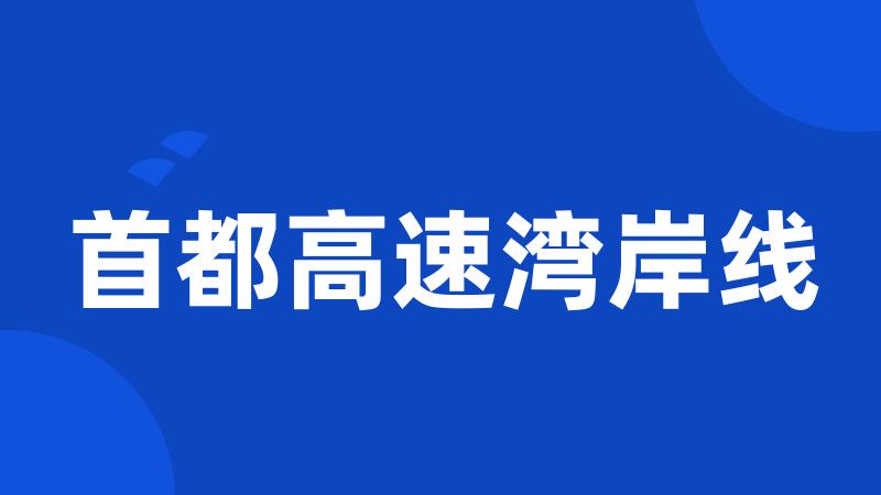 首都高速湾岸线