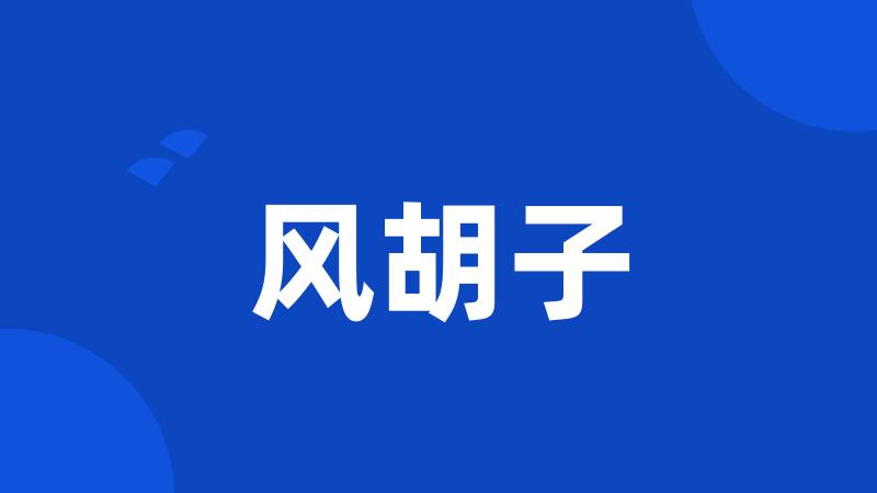 风胡子
