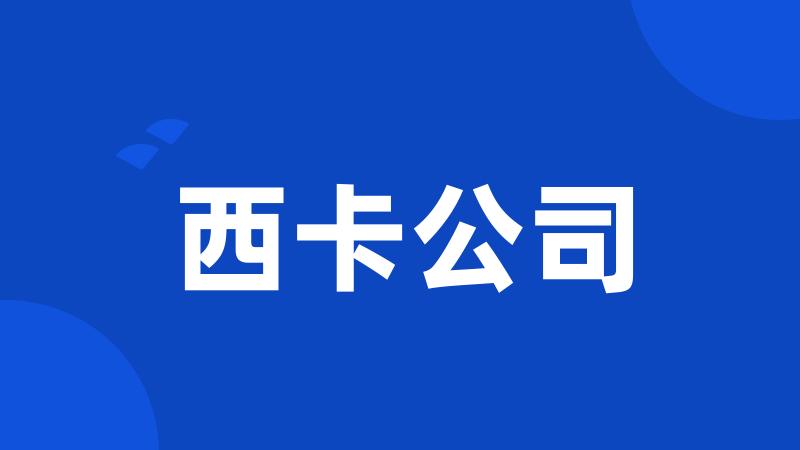 西卡公司