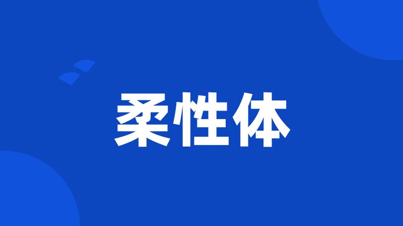柔性体