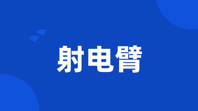射电臂