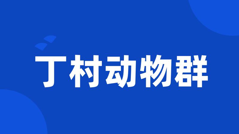 丁村动物群