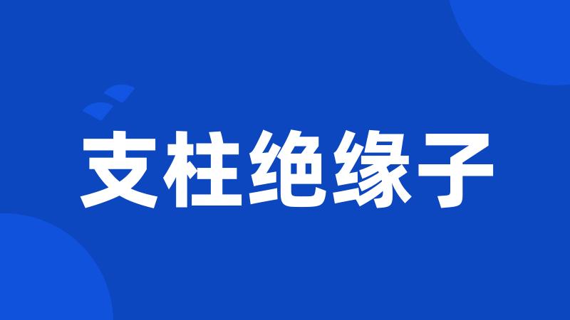 支柱绝缘子
