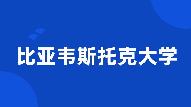 比亚韦斯托克大学
