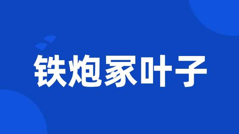 铁炮冢叶子