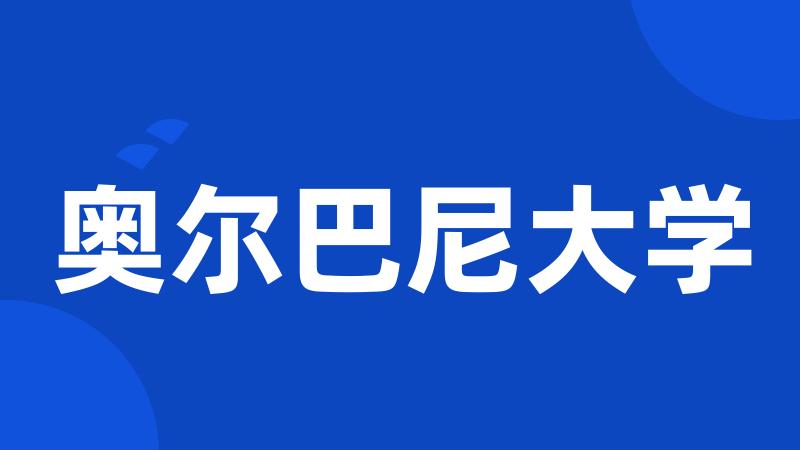 奥尔巴尼大学