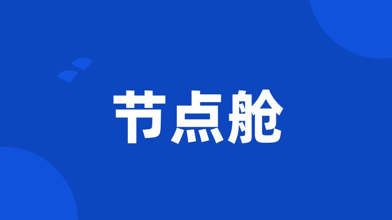 节点舱