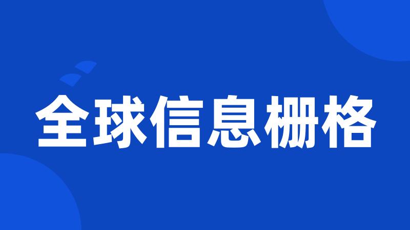 全球信息栅格