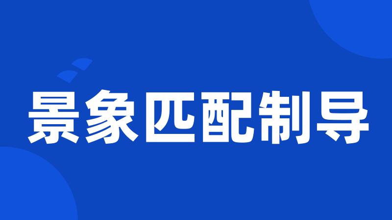 景象匹配制导