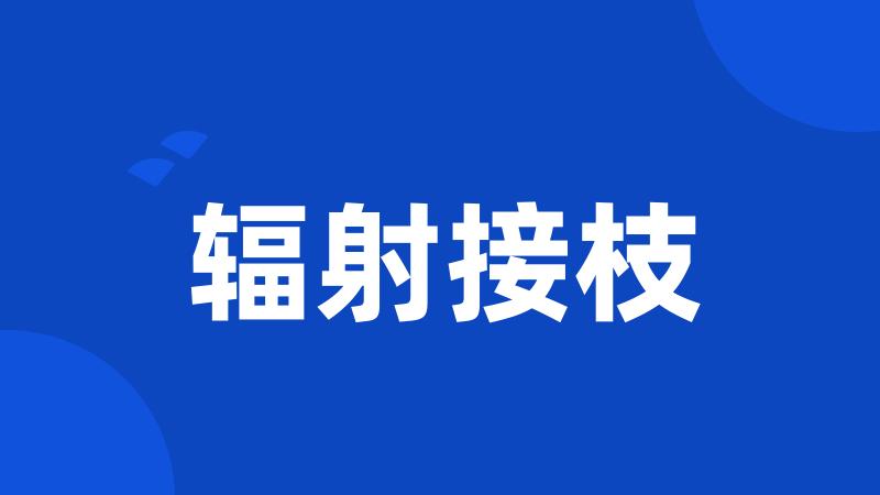 辐射接枝