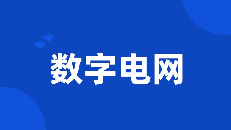 数字电网