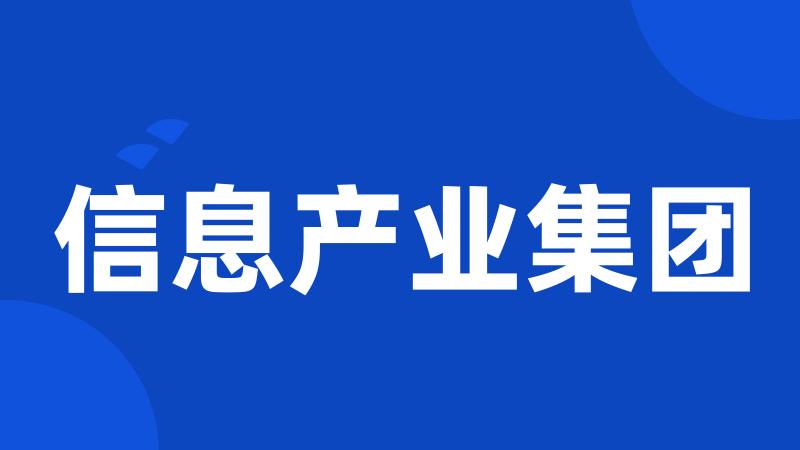 信息产业集团
