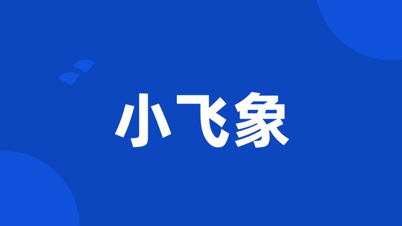 小飞象