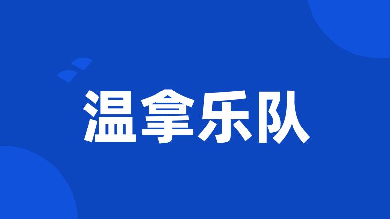 温拿乐队