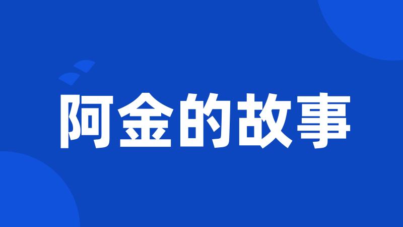 阿金的故事