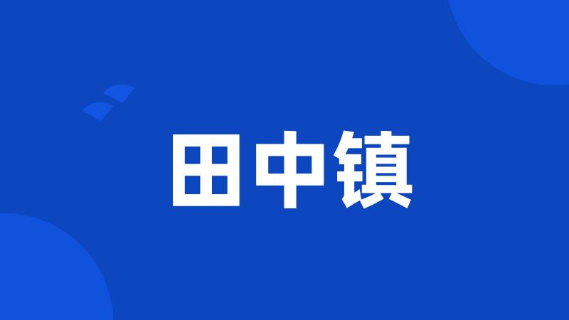 田中镇