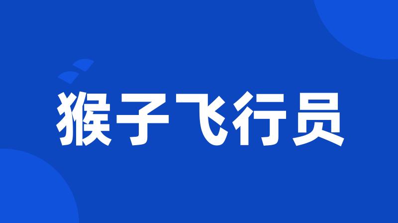 猴子飞行员