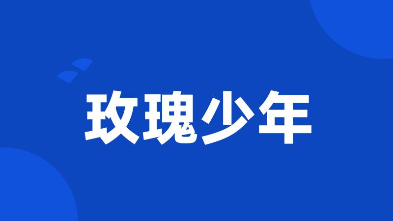 玫瑰少年