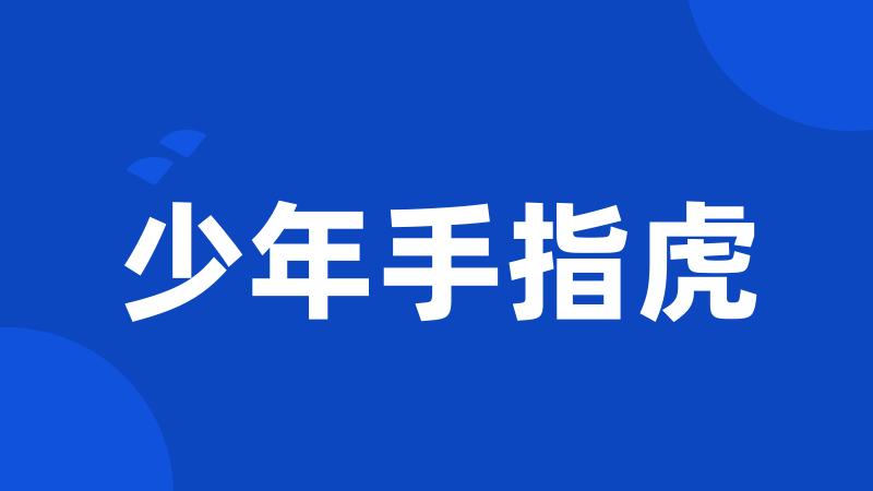少年手指虎