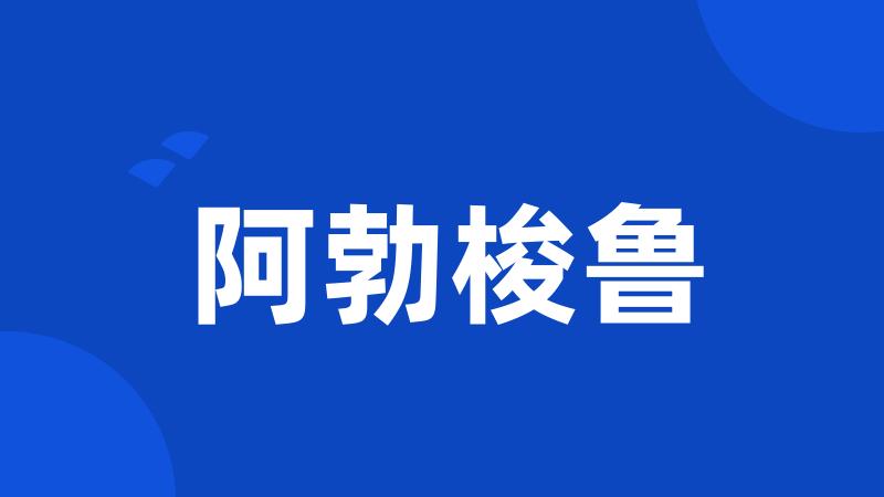 阿勃梭鲁