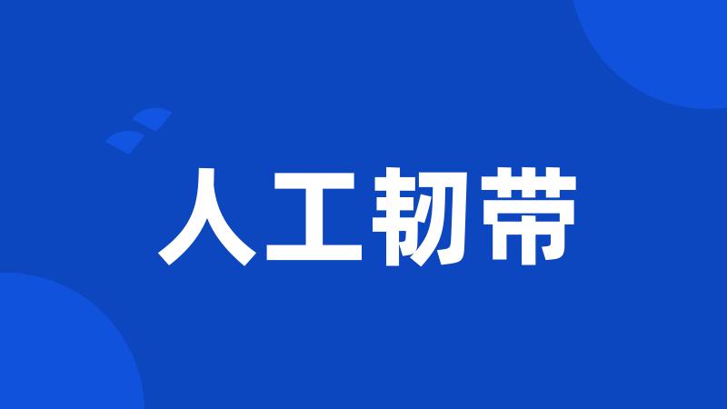 人工韧带
