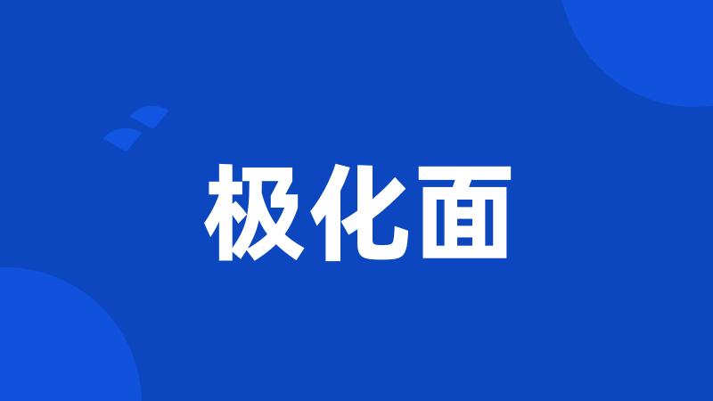 极化面