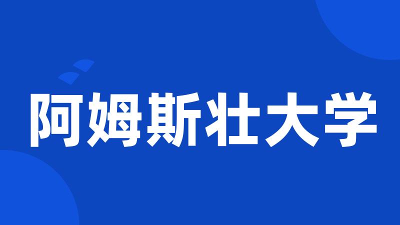 阿姆斯壮大学