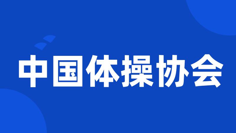 中国体操协会