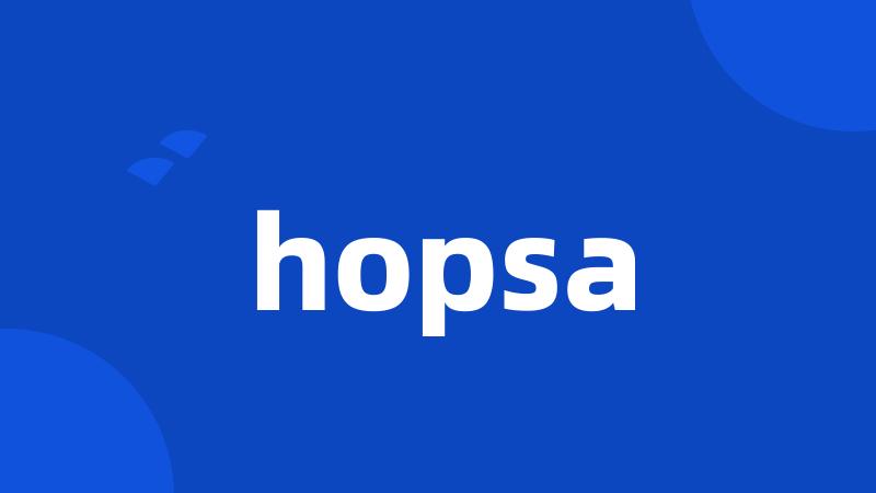 hopsa