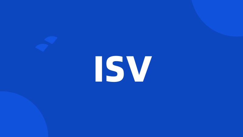 ISV