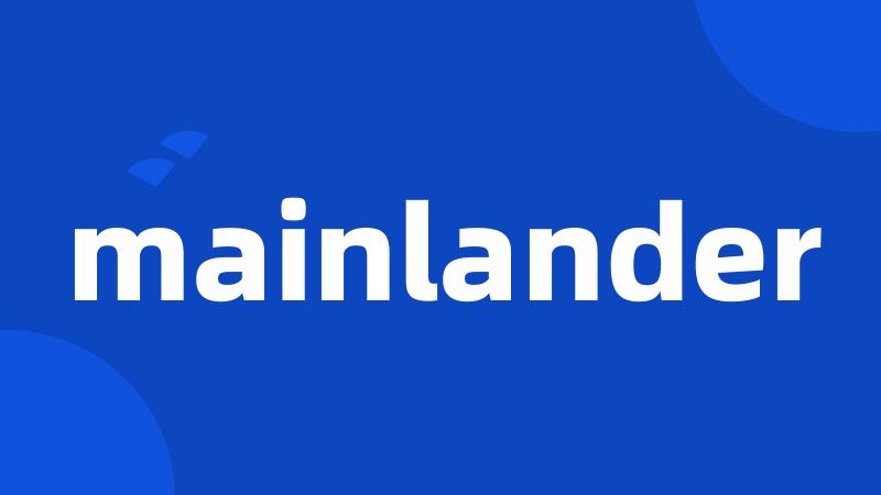 mainlander