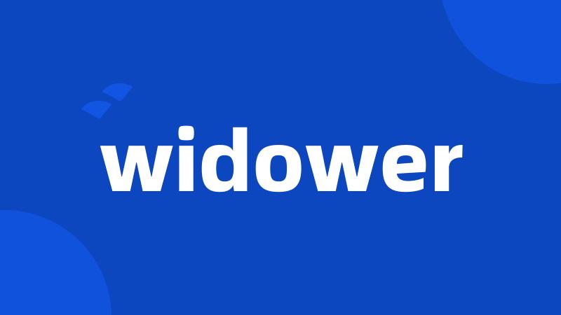 widower