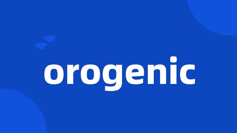 orogenic