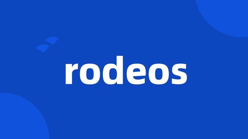 rodeos