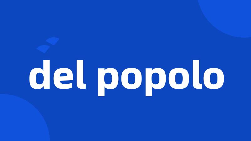 del popolo