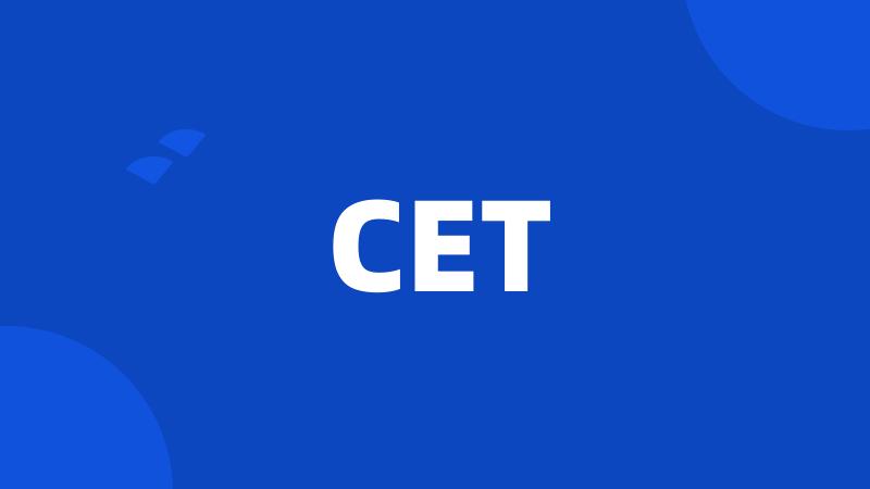 CET