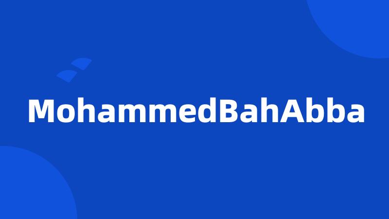 MohammedBahAbba