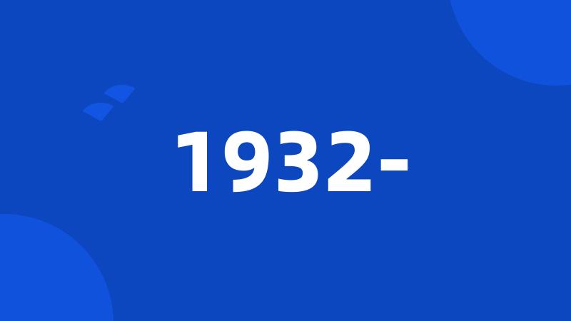1932-