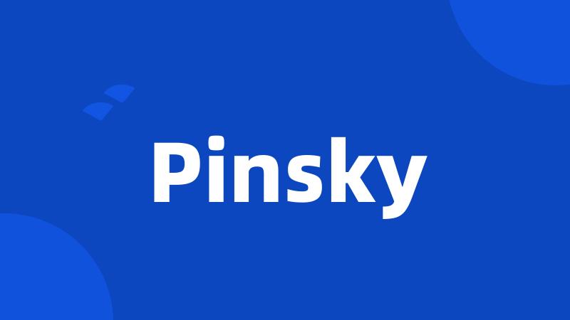 Pinsky