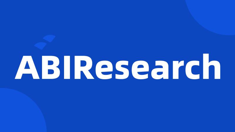 ABIResearch