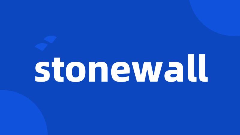 stonewall