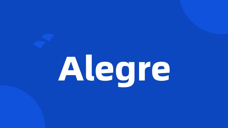 Alegre