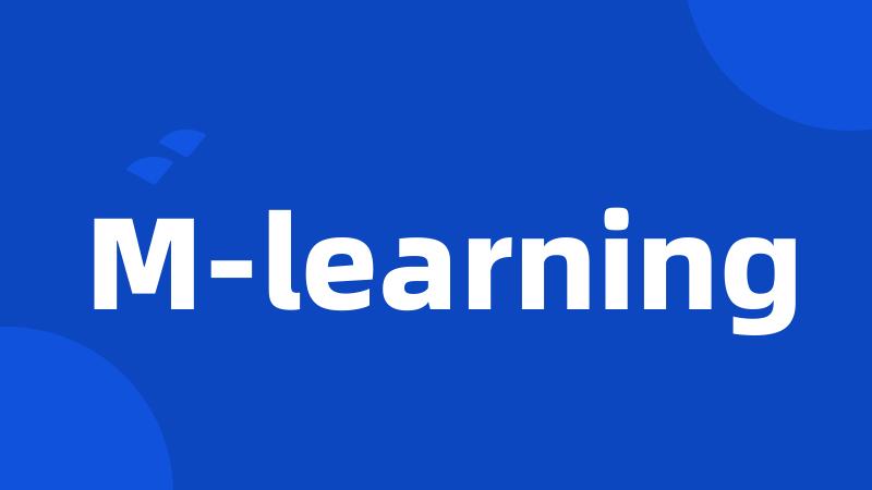 M-learning