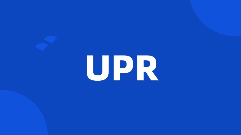 UPR